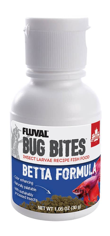 Fluval Bug Bites Betta Fish Food, Granules For Small To Medium Sized Fish, 1.06 Oz.