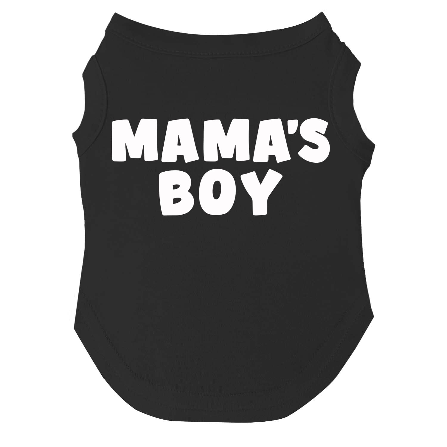 Mama'S Boy Mother'S Day, Valentine'S Day Dog Tee Shirt Sizes For Puppies, Toys, And Large Breeds (Black, Large 944)