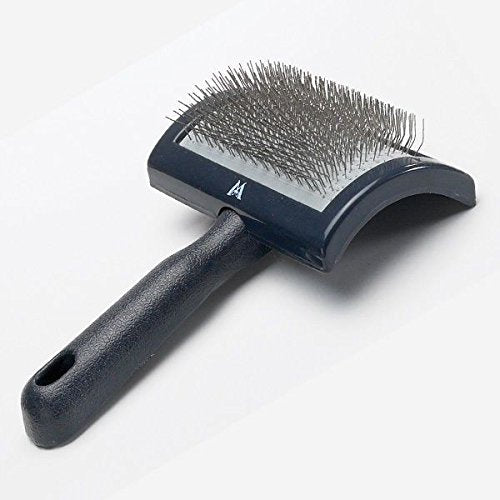 Slicker Brushes For Dog Grooming Professionals Curved Plastic Tool - Choose Size(Large)