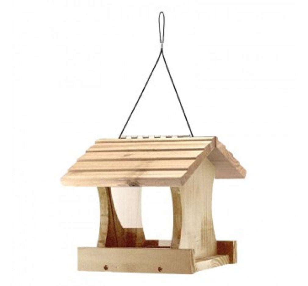 Audubon Wild Bird 1.5 lb. Cedar Platform Bird Feeder 1 Ports