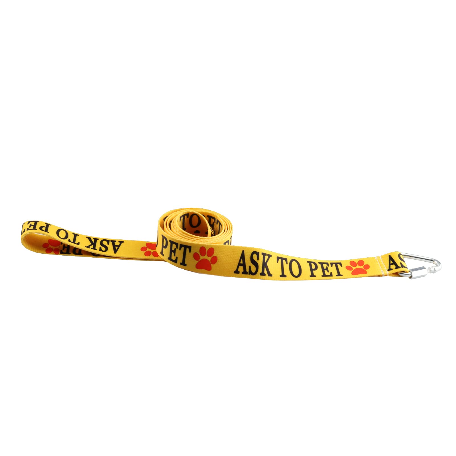 Jxgzso Ask Before Petting/Ask To Pet Nervous Yellow Dog Lead Shy Rescue Dog Gift Nervous Shy Dog Gift (Ask To Pet Leashes)