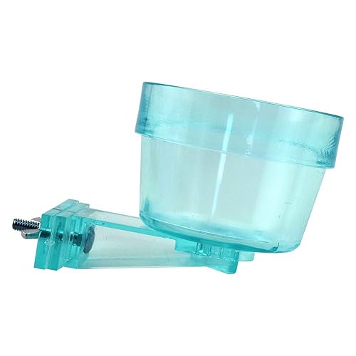 Lixit Quick Lock Cage Bowls for Small Animals and Birds. (10oz, Aqua)