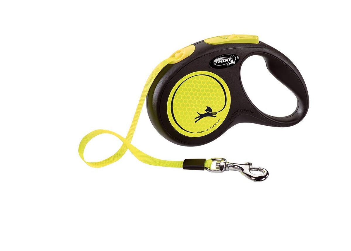 Flexi Automatic Leash New Classic Neon S Tape 5 M, Multi