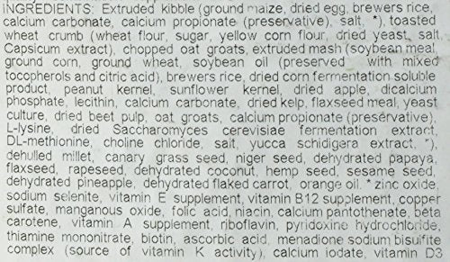HARI Tropimix Bird Food for Budgies, Canaries And Finches, Hagen Parrot Food with Seeds, Egg, Fruits and Vegetables, Egg Food Mi