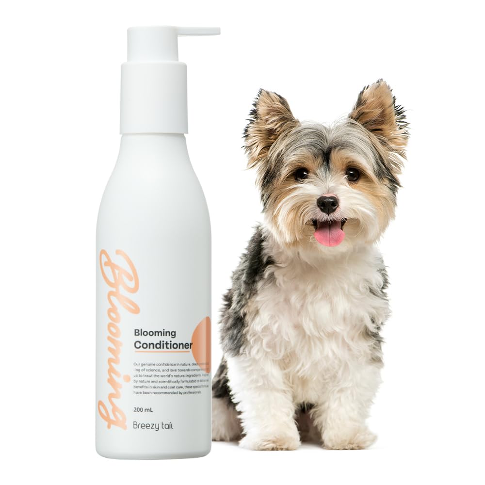 Breezytail Blooming Dog Leave-In Conditioner, Loved By Top Korean Groomers, Adds Volume And Shine - Easy Breezy, Signature Bloom