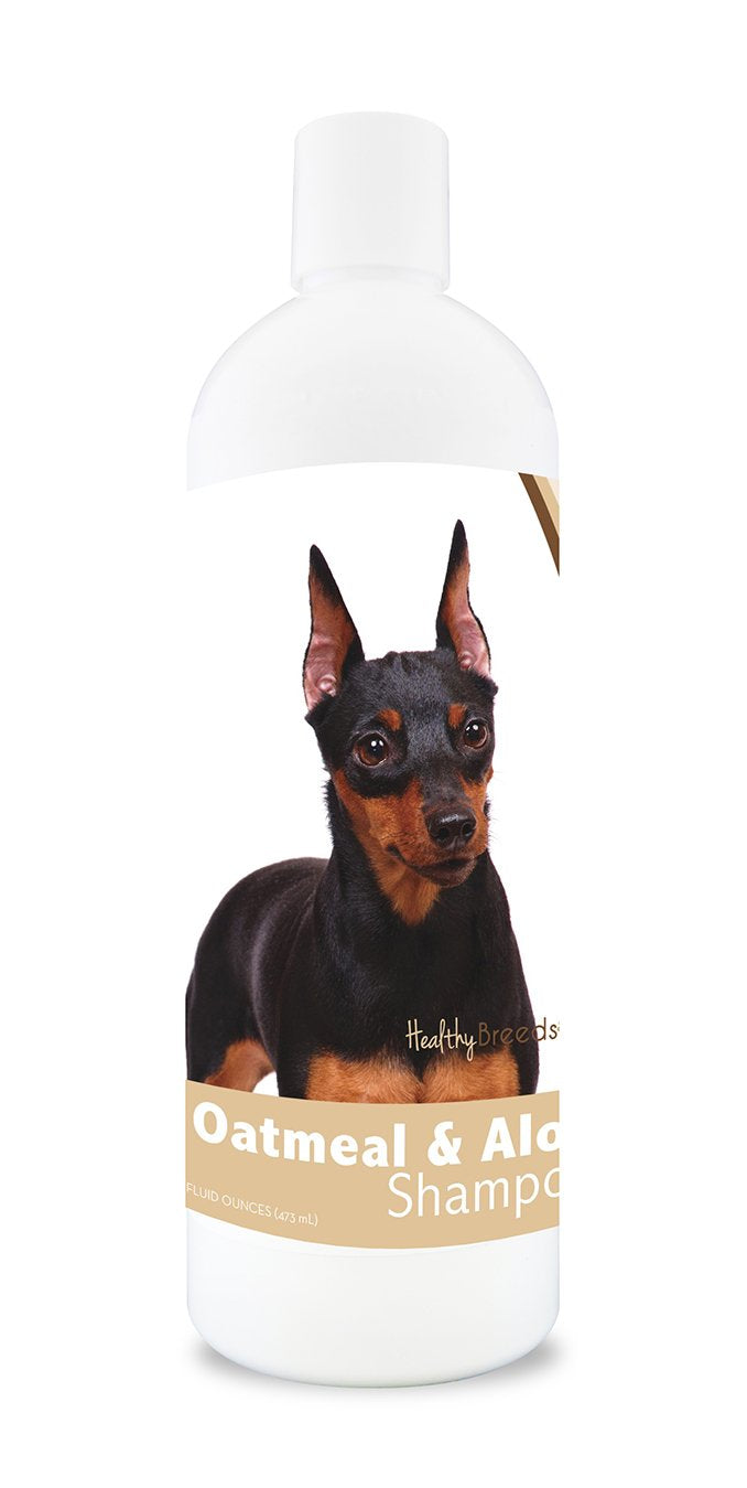 Healthy Breeds Miniature Pinscher Oatmeal Shampoo with Aloe 16 oz