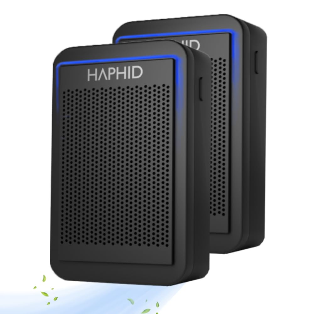 Haphid Cat Litter Deodorizer 99%, Pet Odor Eliminator For Strong Odor With Catalyst Filter, Air Purifier Plug In Air Freshener F