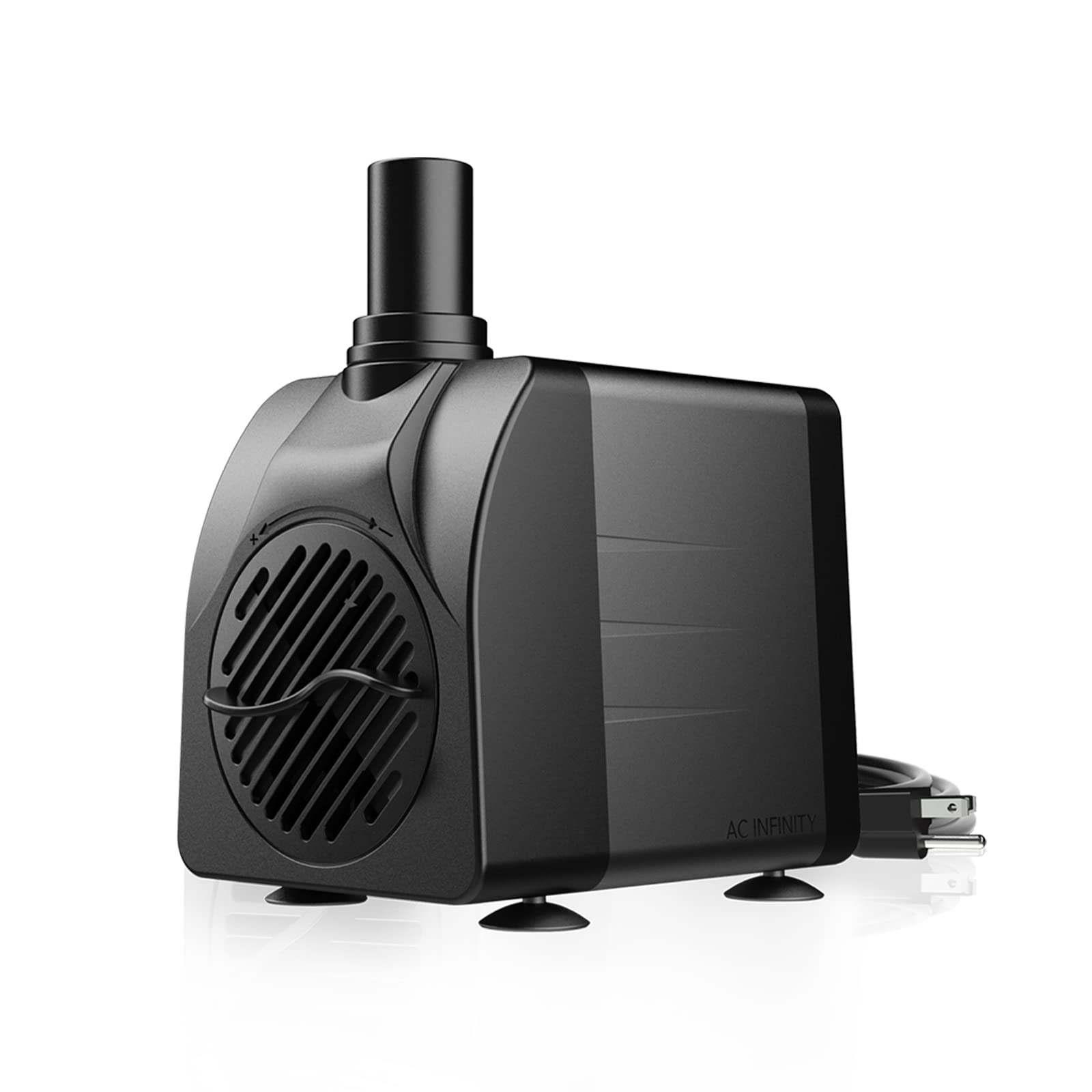 AC Infinity Submersible Water Pump 132 GPH (500 L/H), Ultra Quiet 8W Fish Tank Flow Pressure Control with 3 ft. High Lift Pump f