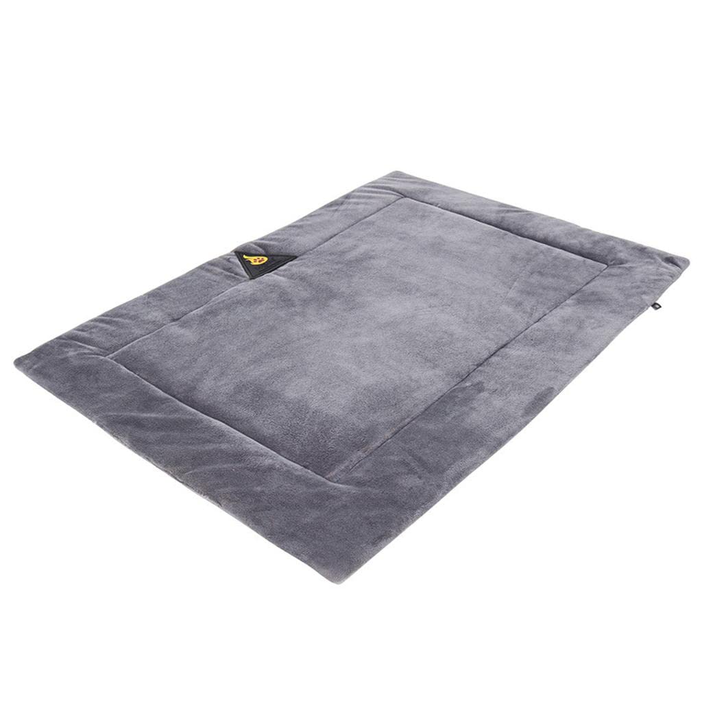 MERISHOPP Dog Bed Mat Blanket Pet Crate Cushion Home Travel Puppy Kitten Sleeping Pad Gray XL Dogs | Cats | Puppy | pet | Rabbit
