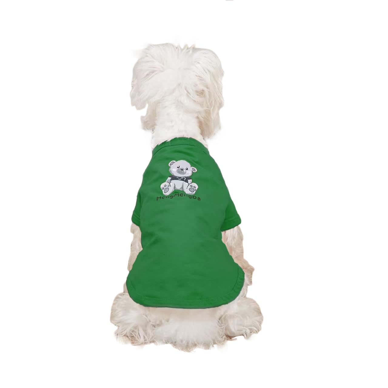 Mengmengda Dog Clothes For Small Medium Dogs Male Famale, Dog Shirts, Puppy Cartoon Shirts, ,Schnauzer, Chihuahua, Dachshund, Pu