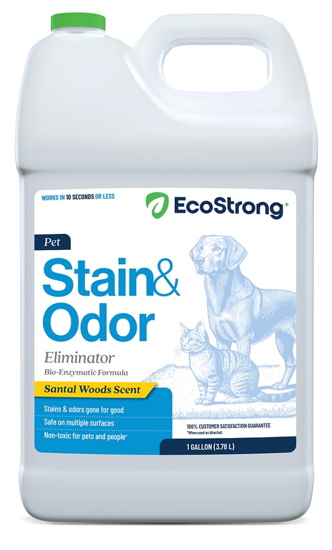 Eco Strong Pet Stain and Odor Remover - Pet Odor Eliminator, Urine Destroyer for Dogs, Pet Urine Enzyme Cleaner | Santel Woods -