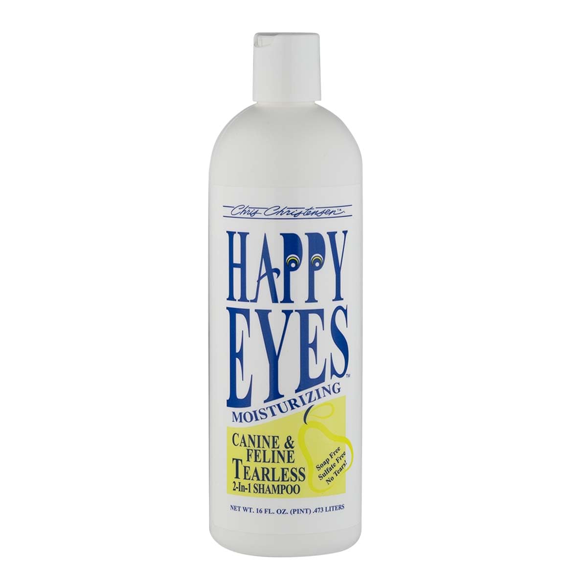 Chris Christensen Happy Eyes Ultra Concentrated Tearless Dog Shampoo And Conditioner, Makes Up To 5 Bottles, Groom Like A Professional, Hypo-Allergenic, No Tears, All Coat Types, Made In Usa, 16 Oz