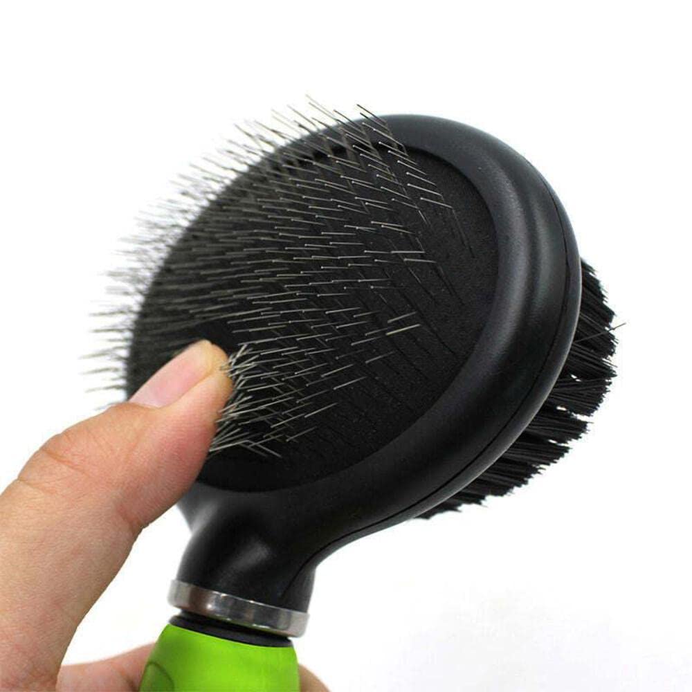 Pet Life A Flex Series 2-In-1 Dual-Sided Slicker And Bristle Grooming Pet Brush
