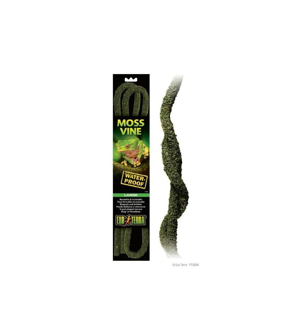 Exo Terra Bendable Moss Vine, Reptile Terrarium Decoration, Large