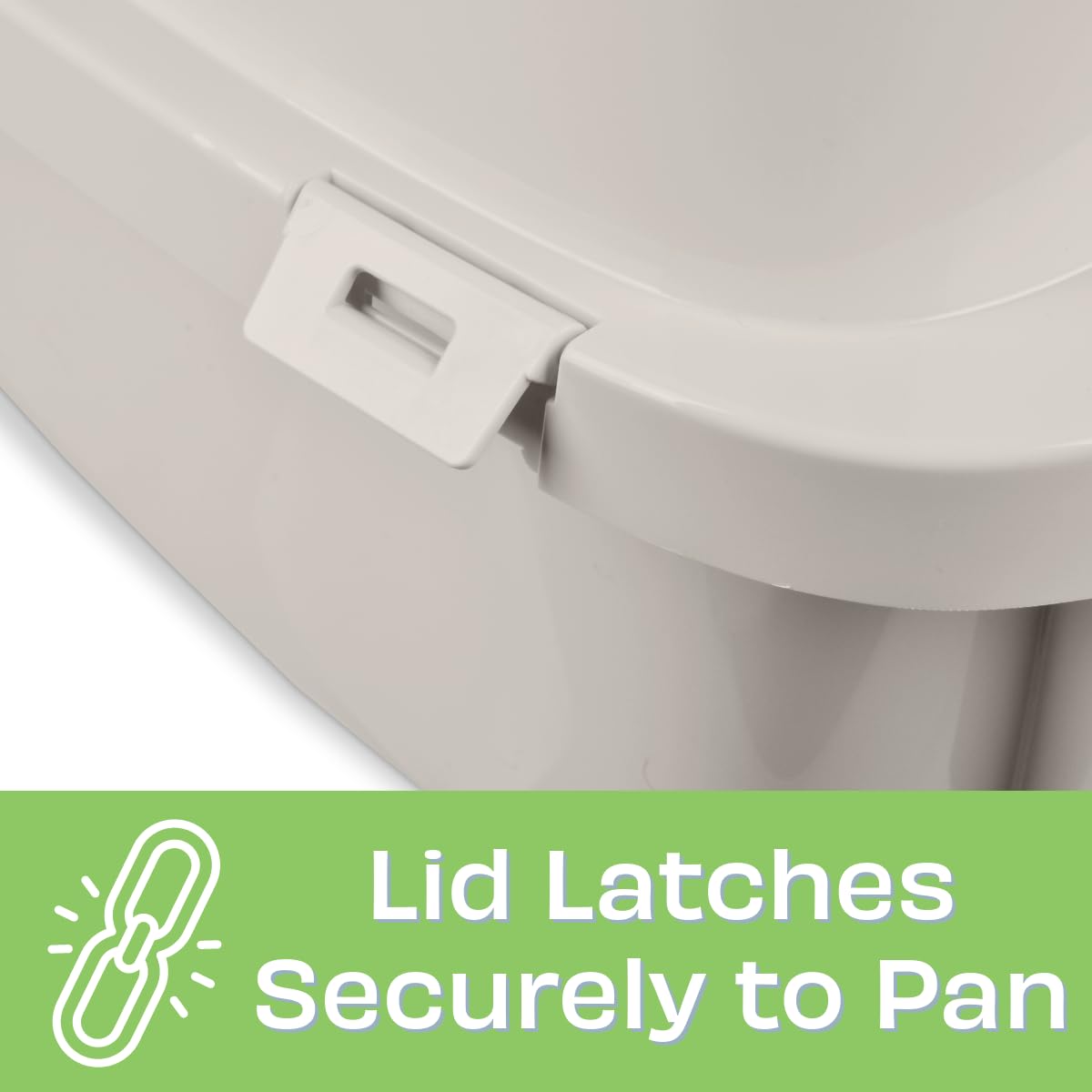 Van Ness Pets Odor Control Large Enclosed Cat Litter Box, Hooded, Pearl, Cp6