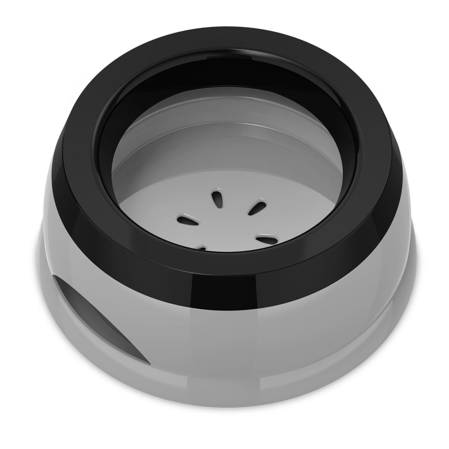 Takfox Dog Water Bowl, No Spill Cat Slow Feeder Water Dispenser Portable Vehicle Carried Car Travel Bowls For Small Medium Pets 