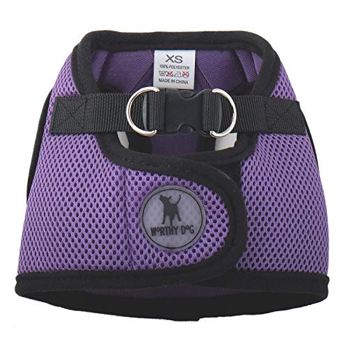The Worthy Dog 3374 Sidekick Harness, X-Small, Purple
