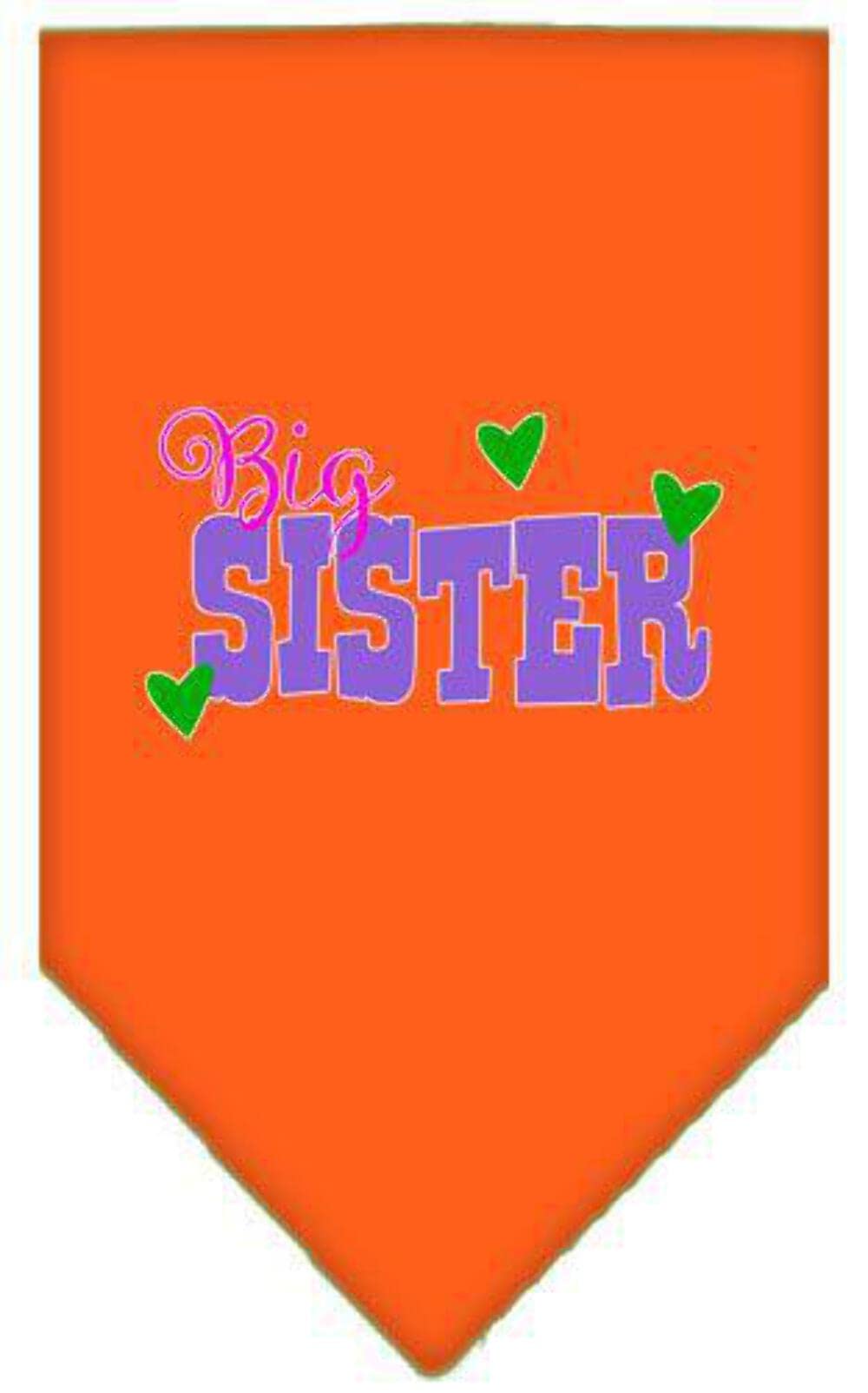 Mirage Pet Products Big Sister Screen Print Bandana Turquoise Large
