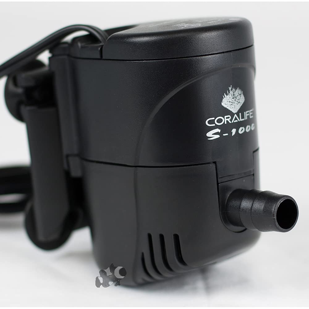 Coralife BioCube 29 & 32 Replacement Filtration Pump - Black, Stainless Steel, Model S-1000
