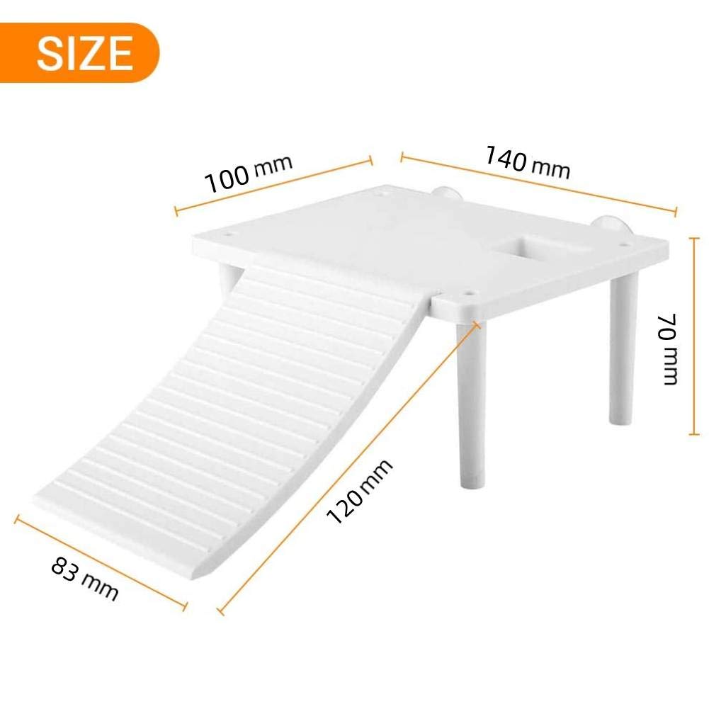Turtle Basking, Youthink Reptiles Tortoise Climbing Ramp Reptiles Dock Resting Terrace St1 For Small Reptile Frog Terrapin Frogs Newts