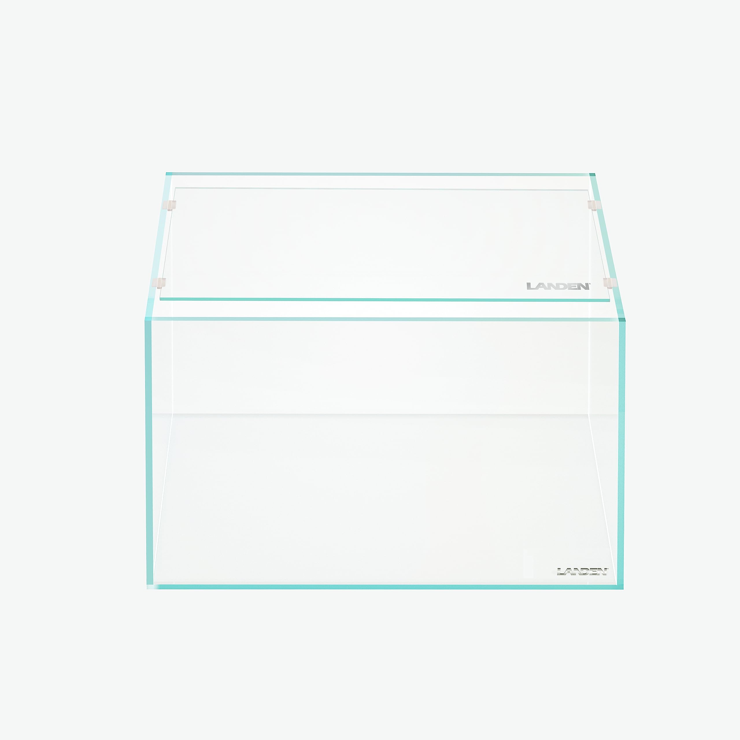 Landen 4Mm Thick Clear Glass Aquarium Lid, Includes 4 Clips For Secure Placement, 342 X 168Mm(13.46X6.61 Inches For 350-354Mm In