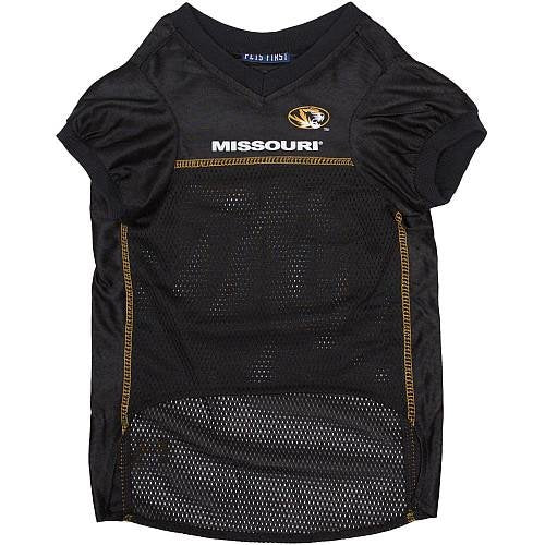 Pets First NCAA College Missouri Tigers Mesh Jersey for DOGS & CATS, Size Large, Licensed Dog Jersey with your Favorite Football