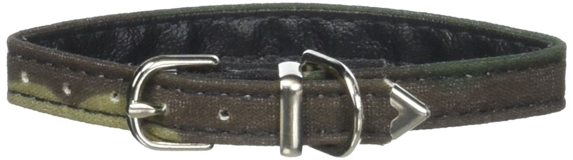 Dog, Puppy & Pet Plain Collar, &quot;Camo&quot; Green Camo 10