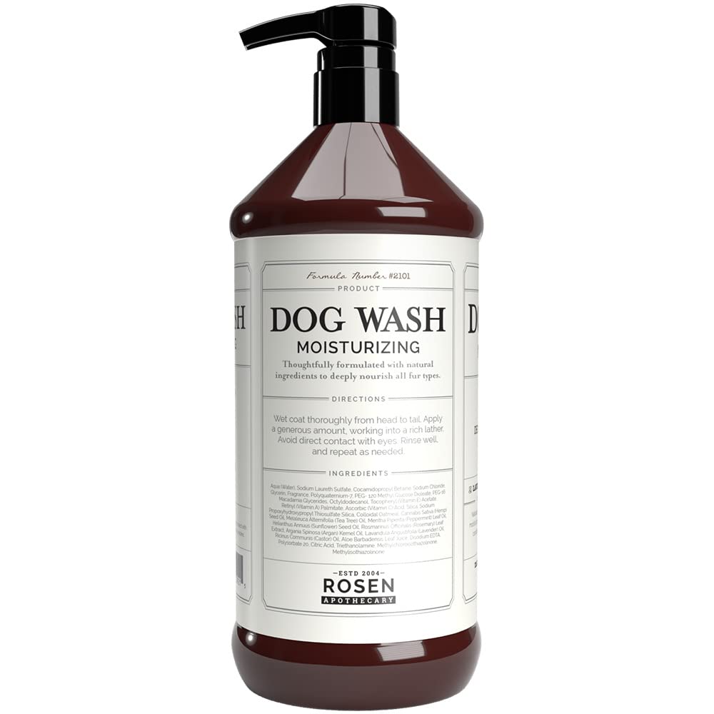 Rosen Apothecary 5-In-1 Dog Wash Moisturizing Lavender Shampoo, By Kira Labs 960Ml/32Fl