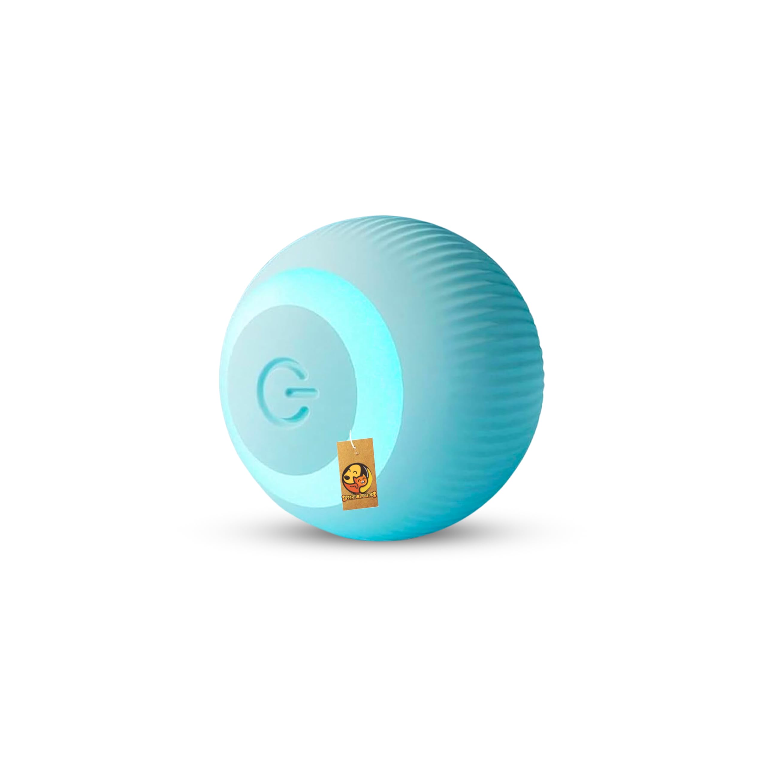 Foodie Puppies Smart Led 360 Cat Toy Ball  (42Mm), Interactive Rechargeable Rotating Ball With Led Light, Cat Chasing Toy Autom
