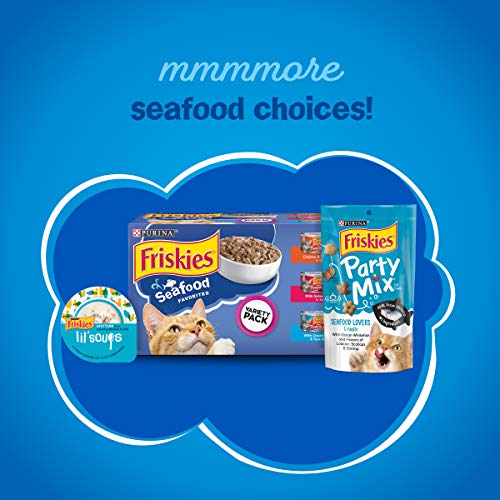 Purina Friskies Dry Cat Food Seafood Sensations With Salmon, Tuna, and Shrimp Flavors - 22 lb. Bag