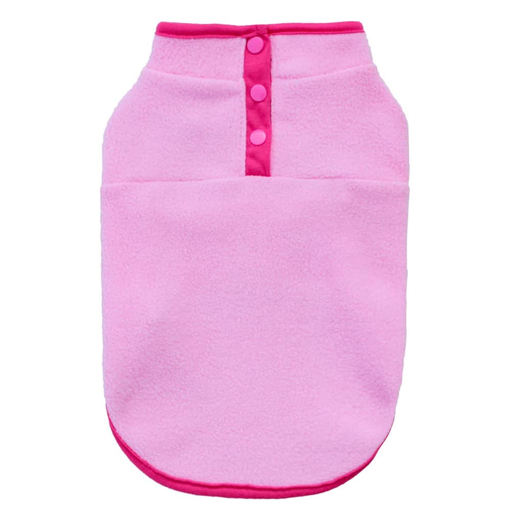 PIXRIY Dog Fleece Sweater, Soft Dog Vest Apparel Sleeveless Puppy Winter Cold Weather Clothes Doggie Jacket Pullover for Small M