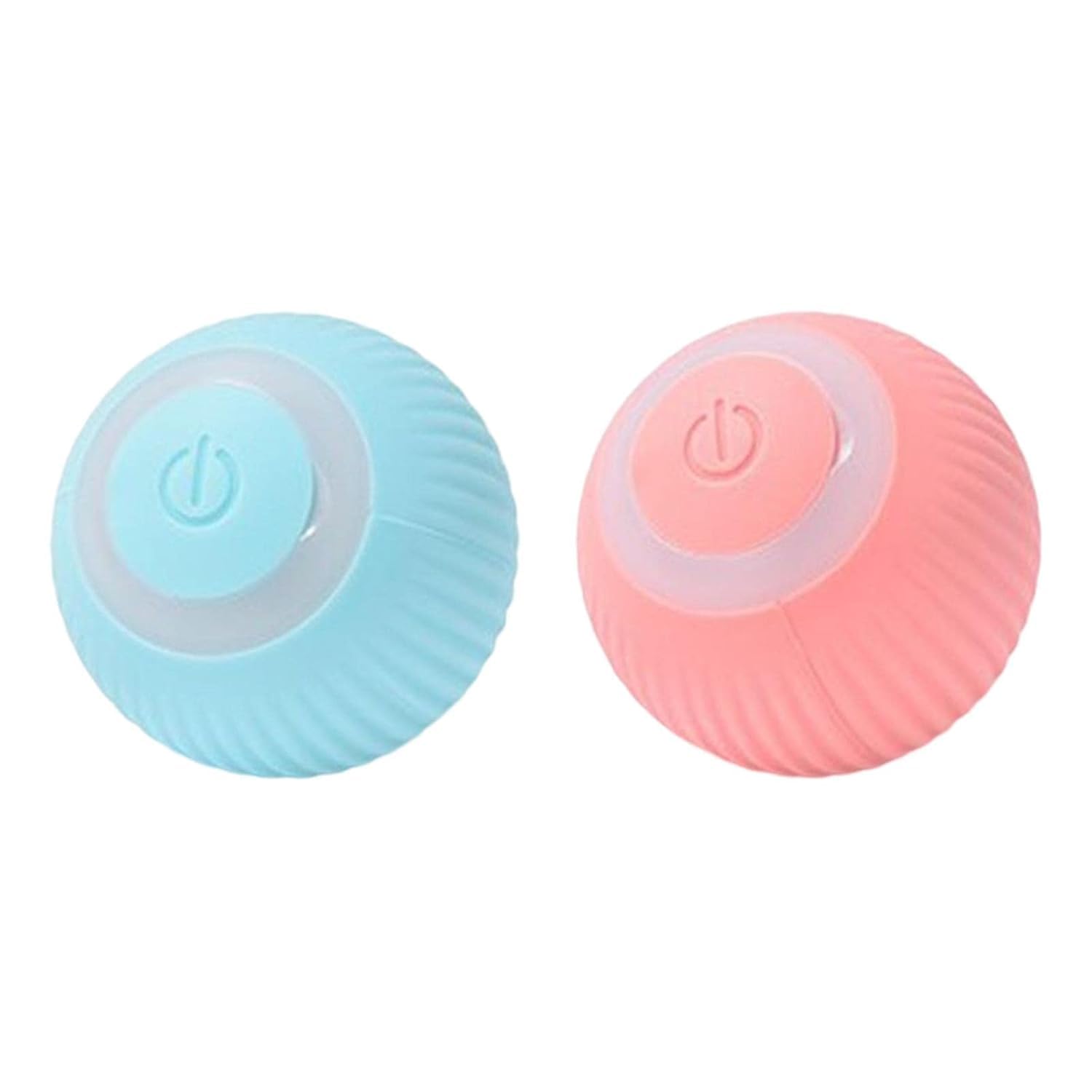 Macloom Cat Toy Automatic Rolling Ball For Pet Exercise Chaser Toy Blue And Pink | Pet Supplies | Cat Supplies | Toys