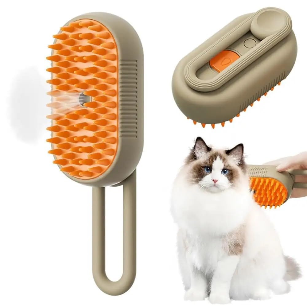2024 Multifunctional Pet Brush For Detangling And Hair Removal - 3-In-1 Grooming Comb With Massage Function For Cats And Dogs (K
