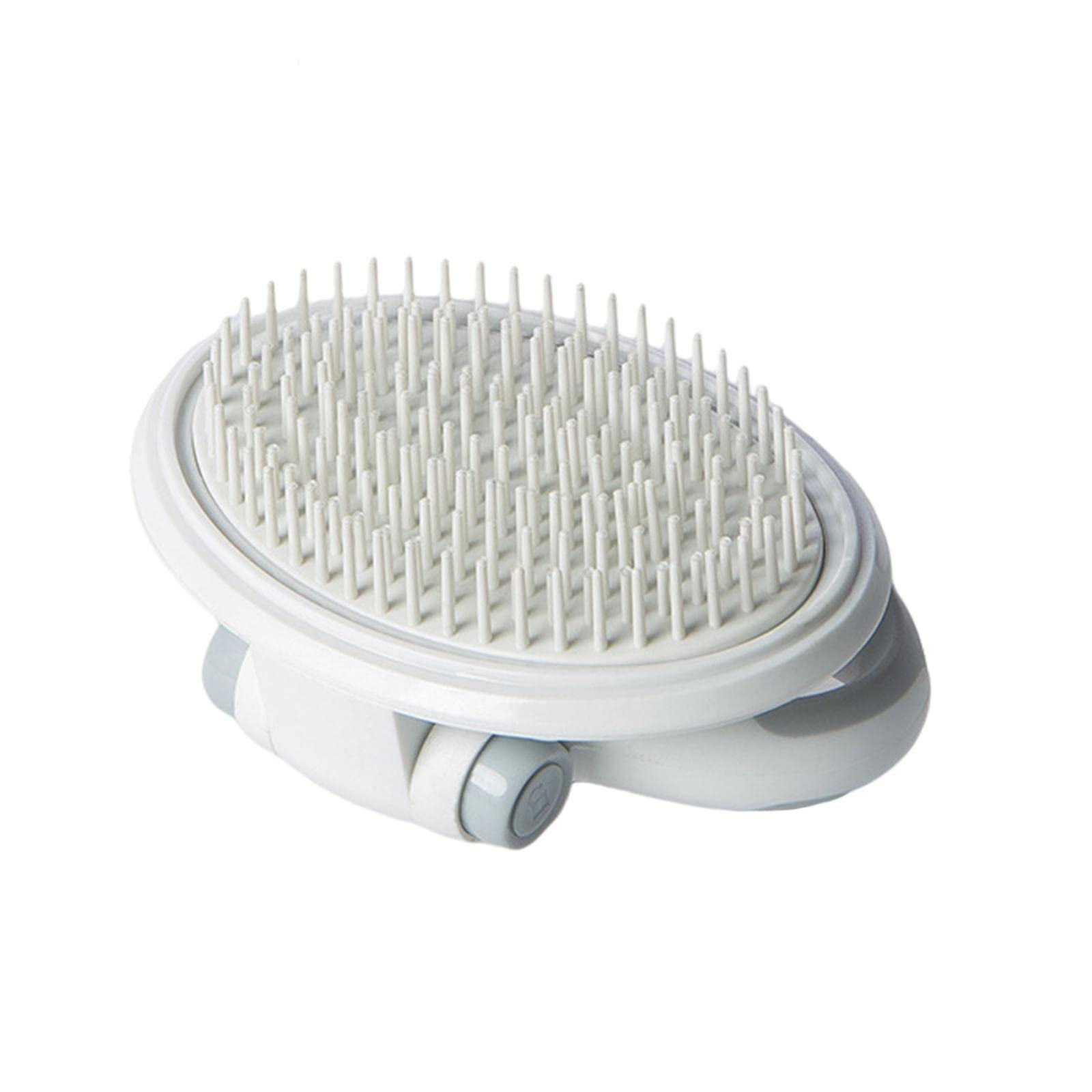 Ecomistiq Cat Brush Grooming Foldable Handle Long Short Hair Pet Dog Shedding White| Brushes Combs & Rakes| | Supplies |Pet