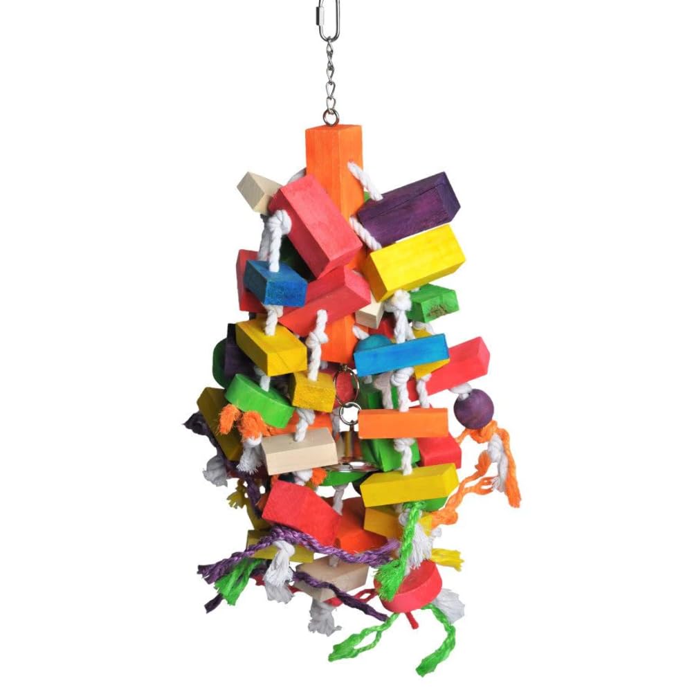 A&E Cage Company Large Cluster Blocks Wood/Rope