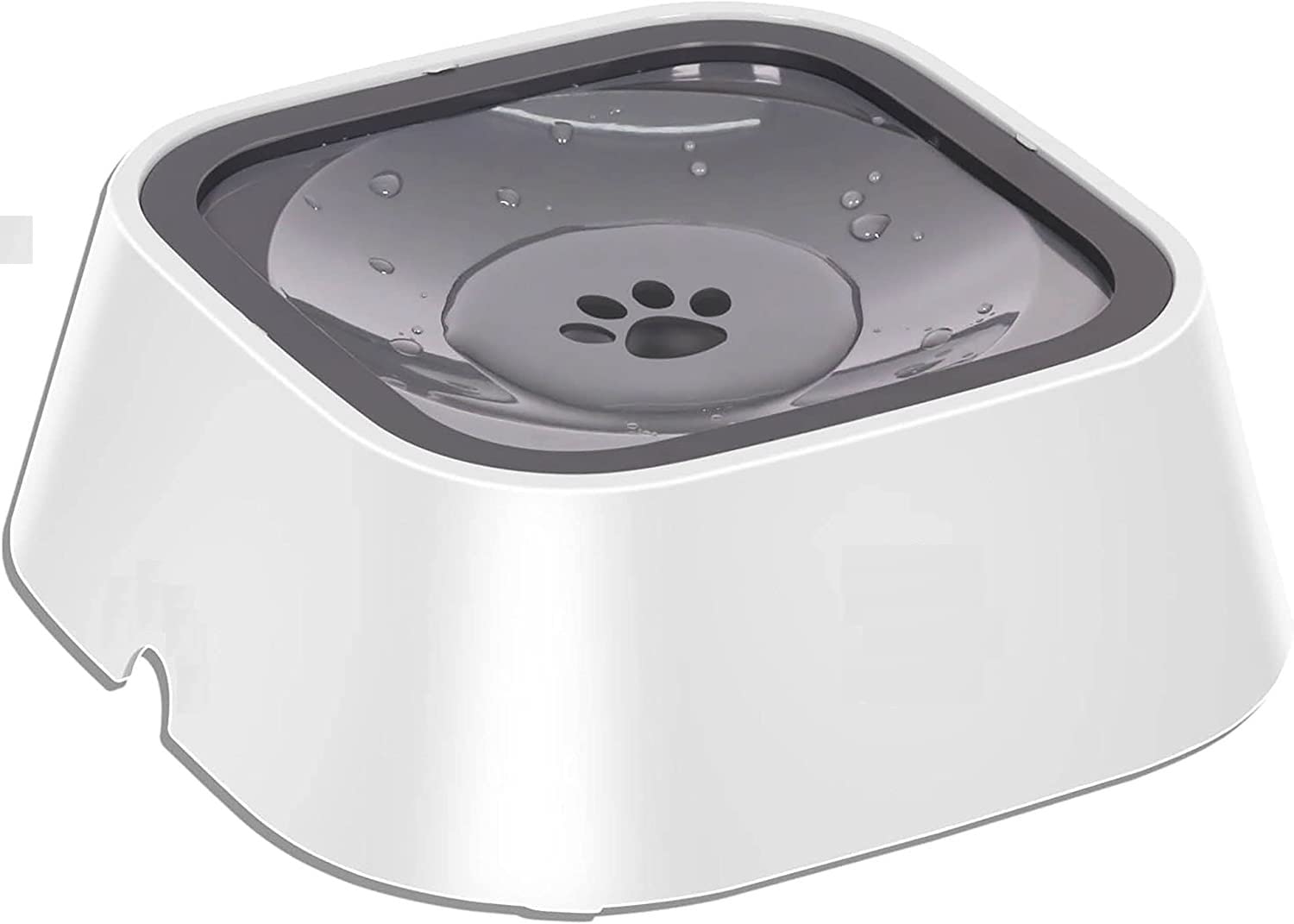 Toriox Dog Water Bowl, 1.5L Dog Bowl Large Capacity NoSpill Pet Water Bowl, NonSlip Slow Water Feeder Dispenser With Replaceme