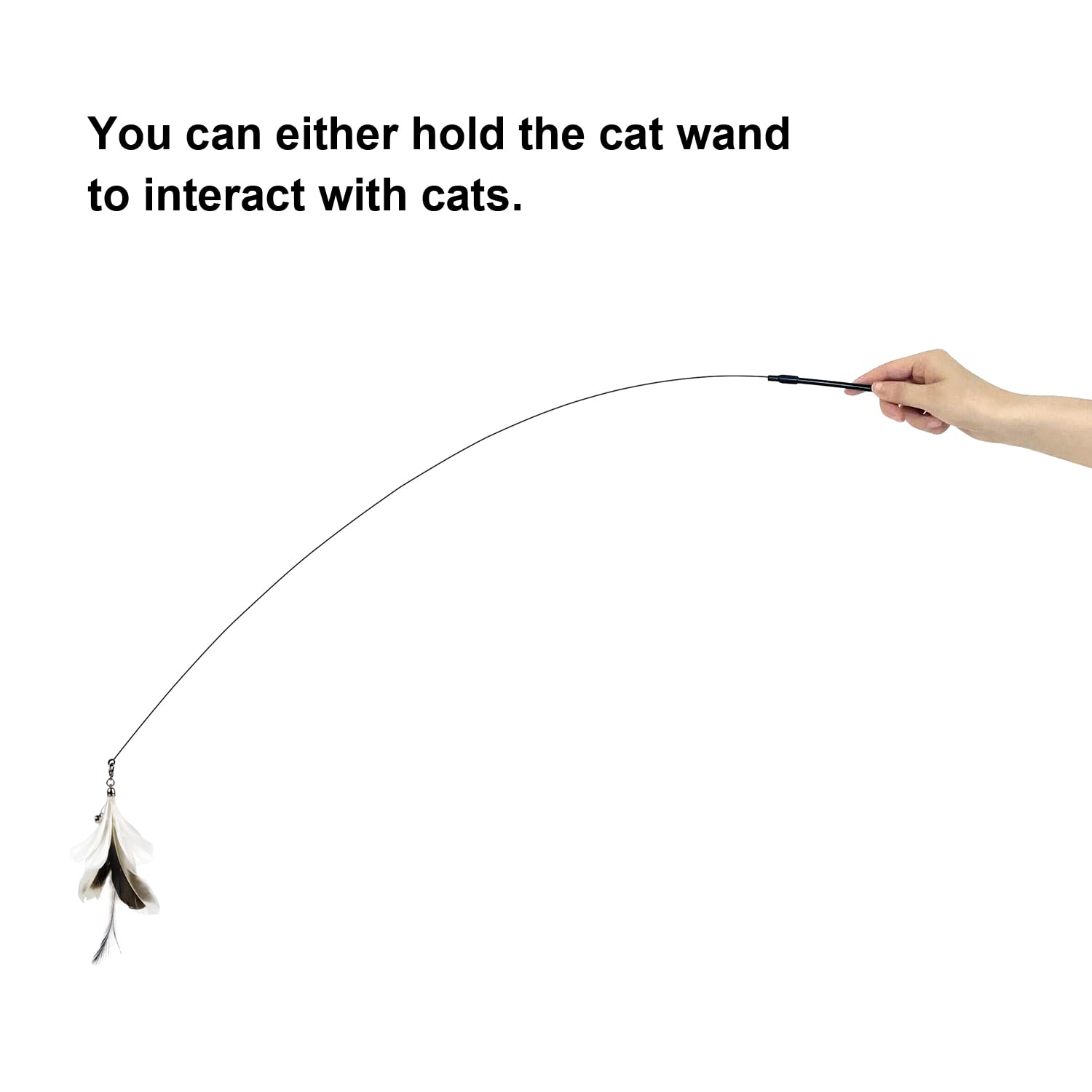 Ttcat Cat Wand Toys With Suction Cup, Interactive Bird Simulation Cat Toy Set,Cat Teaser Cat Toys,Flexible Steel Wire And 3Pcs R