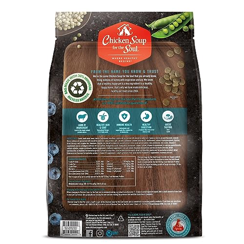 Chicken Soup for the Soul All Natural Premium Grain-Free All Life Stage Dry Dog Food, Real Meat First Ingredient, No By-Products