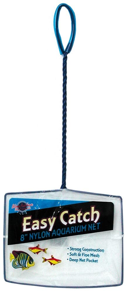 Blue Ribbon Easy Catch Fine Mesh Nylon Aquarium Net | Measures 8.25'' X 18.25'' X 0.5''
