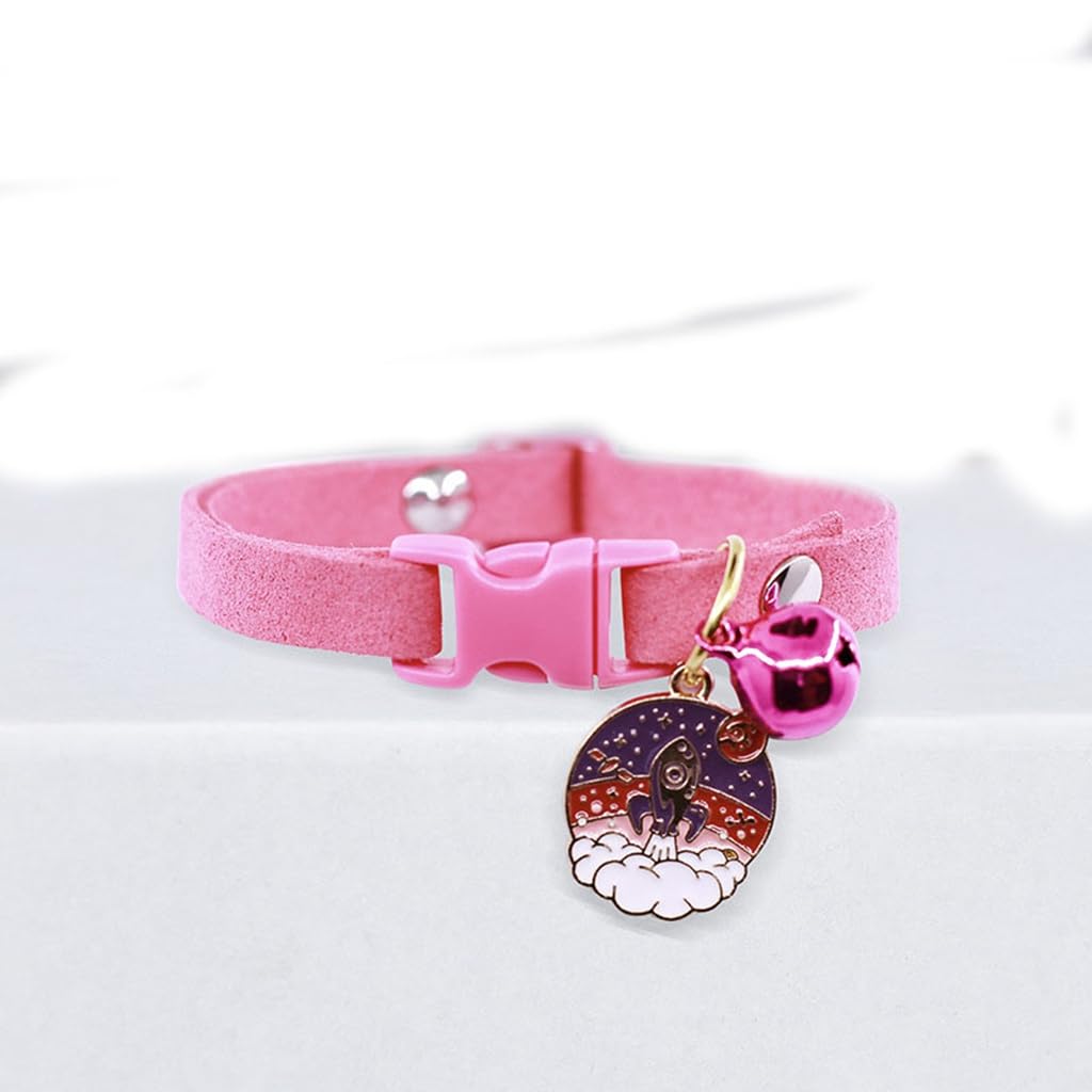 Cute Puppy Collar With Bell, Pretty Girl Dog Collar Cat Collars With Bells For Xxs Xs Tiny Pet Little Female Dogs Kitten Animal,