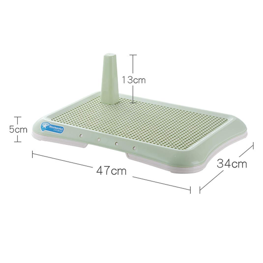 Mxcell Training Pads Toilet For Puppies Square Pet Training Toilet With Tray For Dogs Potty Trainer Indoor Outdoor Small Green
