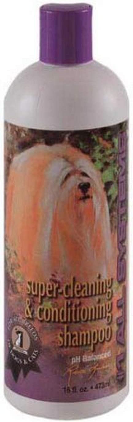 #1 All Systems Super Cleaning and Conditioning Pet Shampoo, 16-Ounce