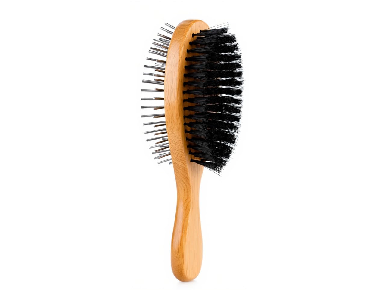 4Paws DoubleSided Grooming Comb For Dogs & Cats  Detangling Brush With Fine & Wide Teeth  Ideal For Shedding, Tangles, Underc