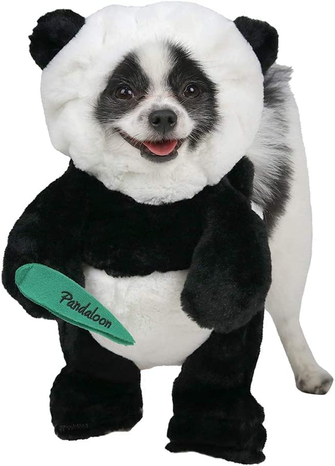 Pandaloon Dog Halloween Costume - As Seen On Shark Tank - Patented - Funny Costume With Arms For Small And Medium Dogs And Cats (Panda, Size 3(17-19 In Height At Top Of Head,Girth<22 In))