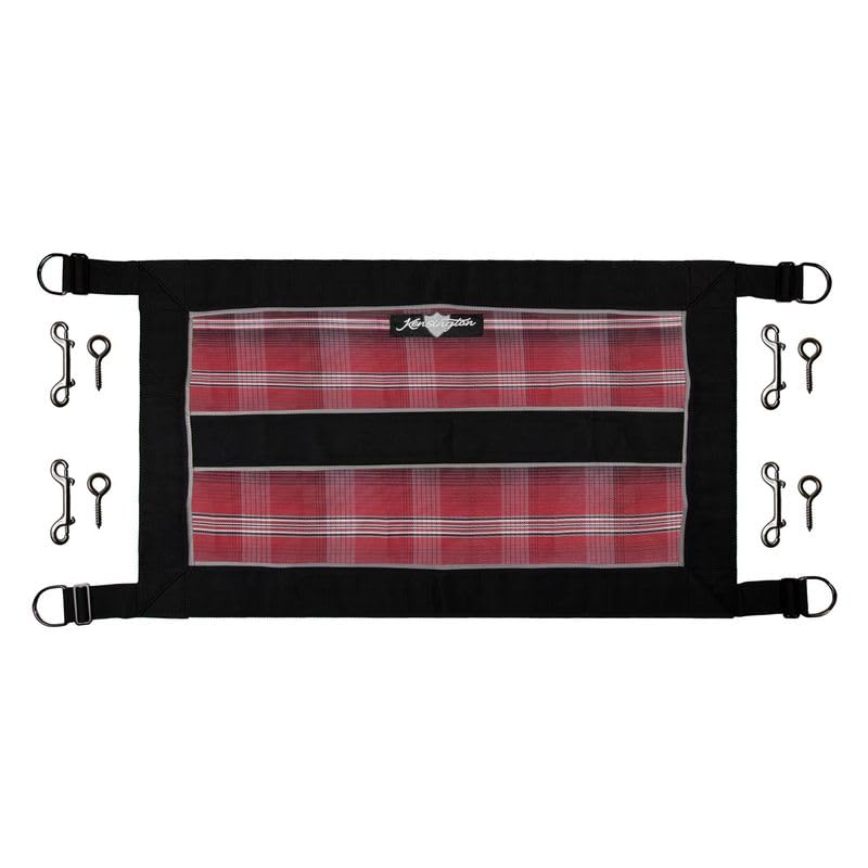Kensington Stall Guard For Horses - Aisle Guard To Secure Horses - Made Of Textilene - W/Adjustable Strap And Complete Hardware