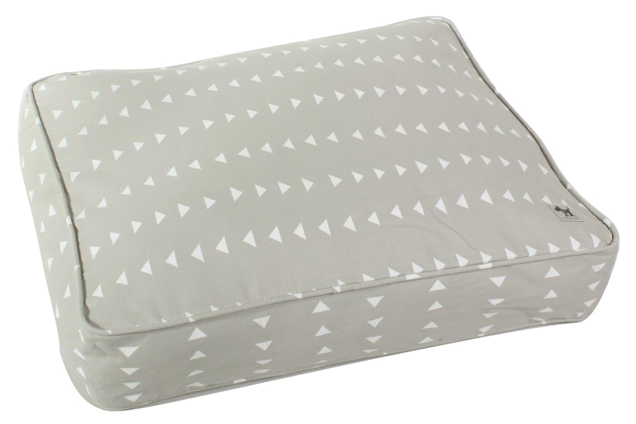 Molly Mutt Small Dog Bed Cover - Be Still - Measures 22''X27''X5''- 100% Cotton - Durable - Breathable - Sustainable - Machine W