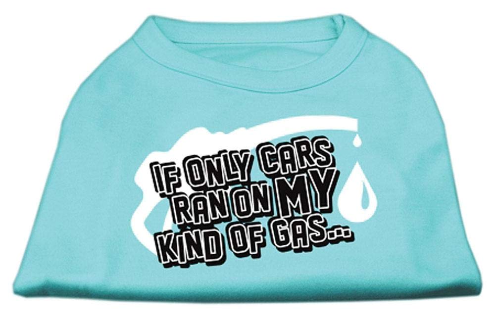 Mirage Pet Products 18-Inch My Kind Of Gas Screen Print Shirts For Pets, Xx-Large, Aqua