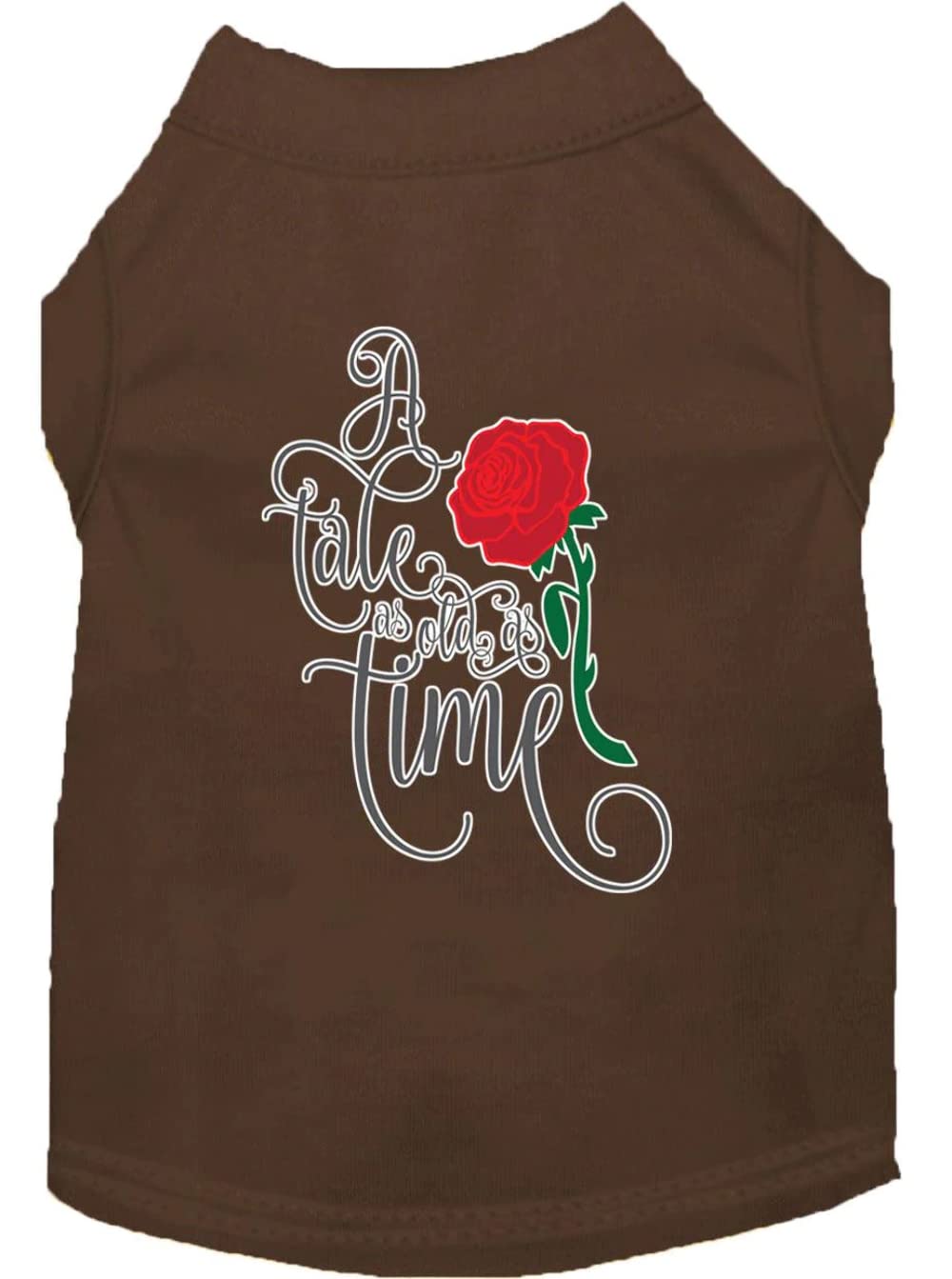 Pet Dog & Cat Shirt Screen Printed, "Timeless Tale" Emerald Green XL (14-20 lbs.)