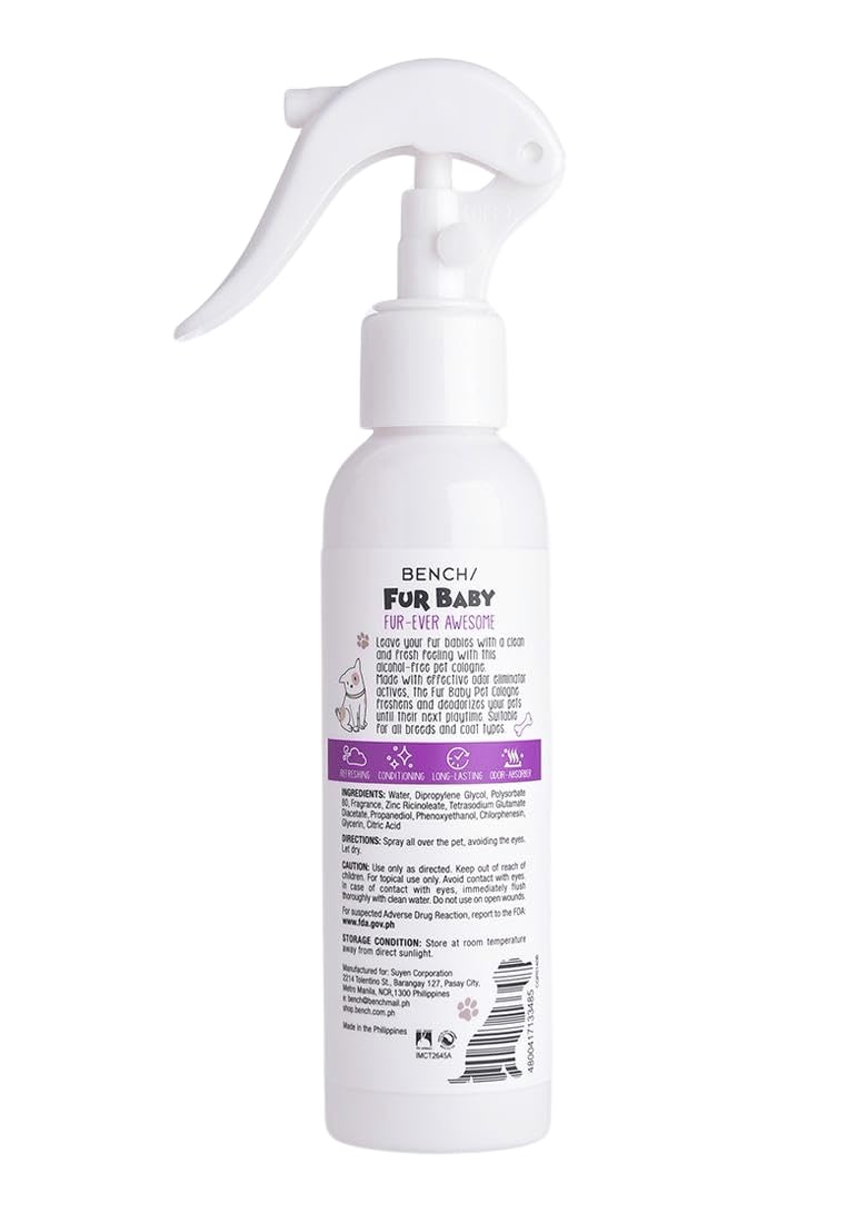 Bench Fur Baby Fur-Ever Awesome Pet Cologne 140 Ml (Floral-Woody-Powdery)