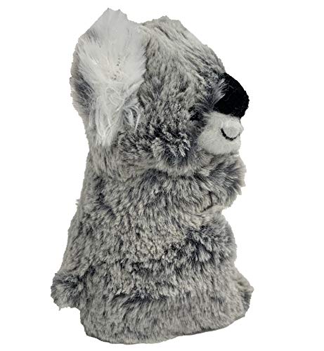 Multipet MiniPet Koala Dog Toy, 5" Plush, Assorted Colors, Model 44206